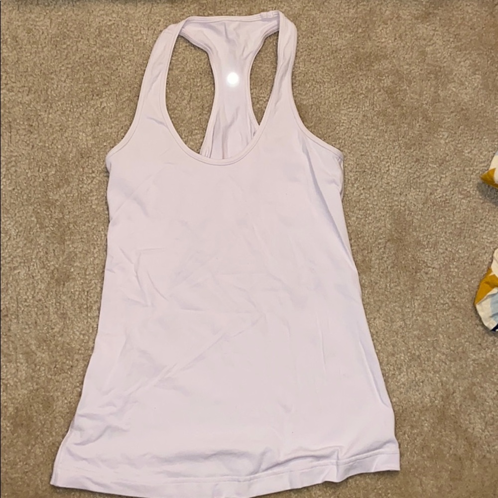 Light pink lululemon tank
